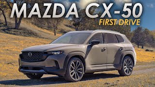 2023 Mazda CX50  First Drive and Reactions [upl. by Tfat]