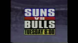 NBA on TNT 11301993 Phoenix Suns vs Chicago Bulls Promo TV Commercial 1993 Finals Rematch [upl. by Aihsenal]