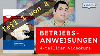 Teil 1 Anforderungen an Betriebsanweisungen  DGUV Information 211010 [upl. by Atinaujnas]