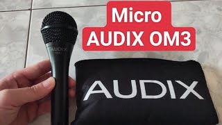 Tesd Mic AUDIX OM3 [upl. by Ayekel]