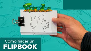 Como hacer un FLIPBOOK  Tutorial de animación hoja por hoja [upl. by Annaeirb]