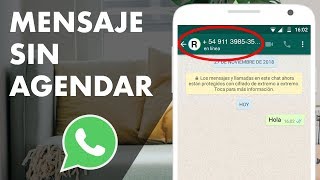 Enviar Mensaje de Whatsapp Sin Agendar el Número SIN INSTALAR NADA [upl. by Bathsheba]