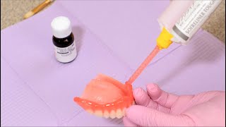 Full Chairside Denture Reline Procedure using SOFRELINER TOUGH® [upl. by Willner]