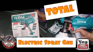 450W TT3506 TOTAL Electric Spray Gun Testing and Review for the Quality of Product MOTO MECH DIY [upl. by Yot]