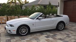 2014 Ford Mustang Premium V6 Convertible Review and Test Drive by Bill  Auto Europa Naples [upl. by Nayek]