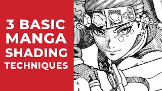 3 Basic Manga Shading Tutorial Using Dip Pens  How to Draw Manga for Beginners [upl. by Munroe]