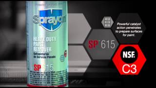 Sprayon SP615  Heavy Duty Paint Remover [upl. by Sanez]