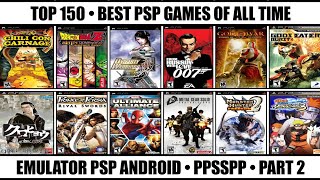 Top 150 Best PSP Games Of All Time  Best PSP Games  Emulator PSP Android  Part 2 [upl. by Maclean197]