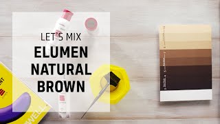 How to Mix Natural Brown Hair Color w Elumen  Lets Play Elumen Series  Goldwell Education Plus [upl. by Caleb]