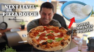 HOW TO MAKE NEXT LEVEL PIZZA DOUGH  DOUBLE FERMENTED  POOLISH [upl. by Innek634]