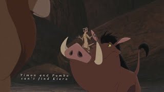 Timon and Pumba cant find Kiara  The Lion King 2 HD [upl. by Nnel]