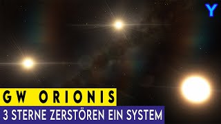 Drei Sterne zerstören ein System Das Sternsystem GW Orionis [upl. by Lucie15]