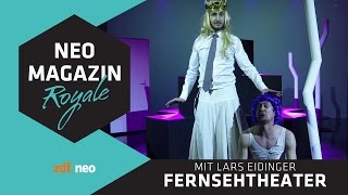 ZDF Fernsehtheater Lars Eidinger  NEO MAGAZIN ROYALE mit Jan Böhmermann  ZDFneo [upl. by Icaj]