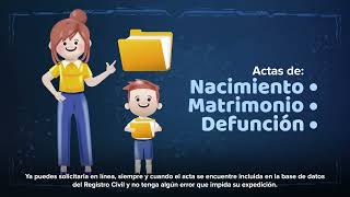 Acta Digital Certificada de Nacimiento Matrimonio o Defunción en línea 📃💻  Secretaría de Gobierno [upl. by Phare]