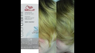 Wella Toner T 28 Review and Demo [upl. by Yim]