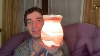 Scentsy Crimson Warmer with Colored Bulbs [upl. by Eibber]