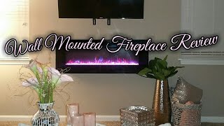 Unboxing amp Installing • Wall Mounted Fireplace [upl. by Jemina]