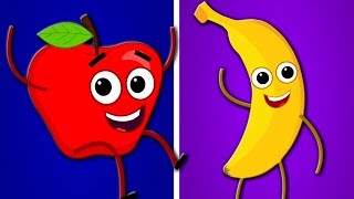 Apple And Bananas Song  Kindergarten Nursery Rhyme  Songs for Babies  Toddlers Videos by Kids Tv [upl. by Duke893]