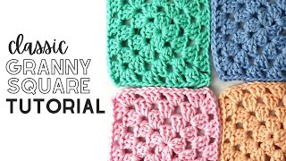 The Ultimate Crochet Granny Square Tutorial HOW TO Crochet a Granny Square  5 Pro Tips [upl. by Swetiana]