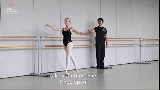 How to do Pirouette from the 4th Position  Kirov Academy of Ballet [upl. by Nibbor]