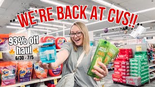 🔥 CVS Haul Week 2 63076 I scored 93 off everything [upl. by Ayhay]