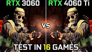 RTX 3060 12GB vs RTX 4060 Ti  Test in 16 Games  1080p  1440p  worth upgrading 🤔  2023 [upl. by Ailemak]