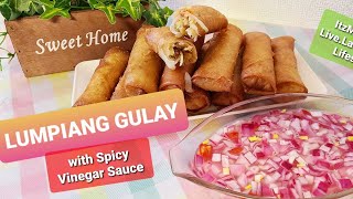 Lumpiang Gulay with Spicy Vinegar Sauce [upl. by Hairahcaz]