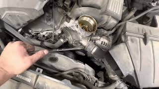 2011 BMW 328i OIL FILTER HOUSING GASKET REPLACEMENT [upl. by Atima]