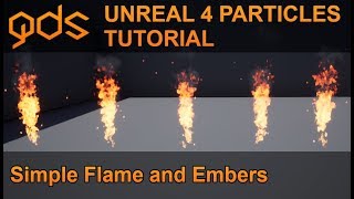 Unreal 4 Particles Tutorial  Simple Flame Embers Smoke [upl. by Ertsevlis]