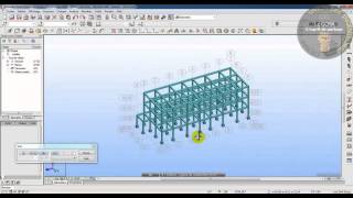 1 Modélisation dune structures en BA Autodesk robot structural analysis by gniecivilprocom [upl. by Deloris]