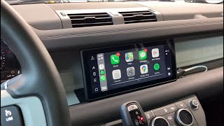 2021 Land Rover Defender Apple Carplay Tutorial First Pivi Pro Model [upl. by Esinnej774]