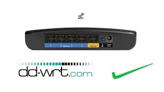 DDWRT  Linksys E1200  Firmware Upgrade  FLASH [upl. by Anear748]