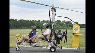 Snobird Gyrocopter low level flying 630 mark [upl. by Allin989]