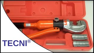 How to crimp wire rope ferrules using the YCP240C hydraulic crimping tool [upl. by Eiraminot]