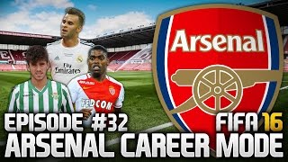 FIFA 16 ARSENAL CAREER MODE 32  NEW LEFT WINGER [upl. by Kirt183]