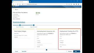 File a Tax Return or Wage Report [upl. by Mullac]