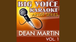 Gentle On My Mind In the Style of Dean Martin Karaoke Version [upl. by Barron]