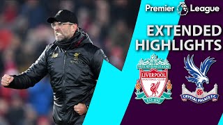 Liverpool v Crystal Palace  PREMIER LEAGUE EXTENDED HIGHLIGHTS  11919  NBC Sports [upl. by Evanne]