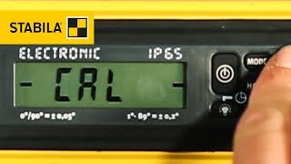 4 point calibration STABILA TECH 196 [upl. by Nylirrehs]