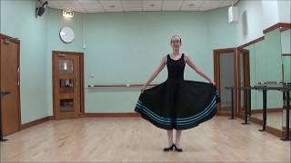 RAD Grade 6 Ballet  Character  Polonaise [upl. by Pokorny]