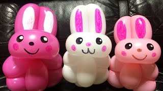 Balloon twisting Rabbit バルーンアート 作り方 うさぎ [upl. by Aufa]