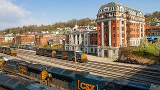 Spring in the Heart of the BampO Railfanning Grafton West Virginia [upl. by Penhall]