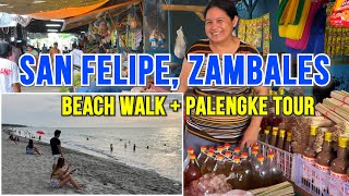 SAN FELIPE ZAMBALES  LOCAL MARKET amp BEACH WALK TOUR  Palengke Visit  Liwliwa Beach  Philippines [upl. by Goerke]