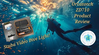 OrcaTorch ZD710 Zoomable Scuba Flashlight [upl. by Sirotek116]