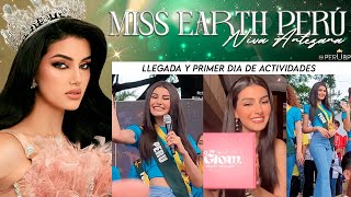 MISS EARTH PERÚ NIVA ANTEZANA  LLEGADA Y PRIMER DÍA DE ACTIVIDADES  MISS EARTH 2024 [upl. by Sitnik]