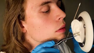 ASMR DEEP EAR CLEANING EXAM amp CLOSE WHISPERING DOCTOR ROLEPLAY [upl. by Dib369]