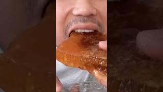 ASMR Honeycomb eating sounds mukbang youtubeshorts shorts [upl. by Fredette573]