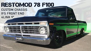 RESTOMOD 1978 Ford F100 ULTIMATE Truck Build [upl. by Nirret736]