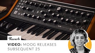 Moog Subsequent 25 Duophonic Synthesizer  Reverb Demo [upl. by Swan]