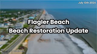 🌊 Flagler Beach Renourishment Project Stunning Drone Footage amp Progress Update 🚁 [upl. by Gram]